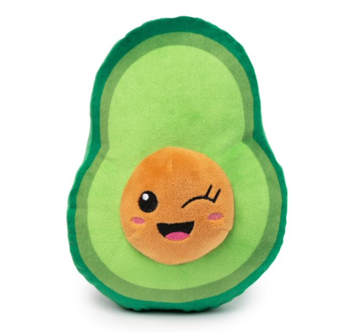 Winky Avocado Plush Dog Toy