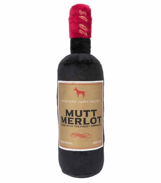 Mutt Merlot Plush Dog Toy